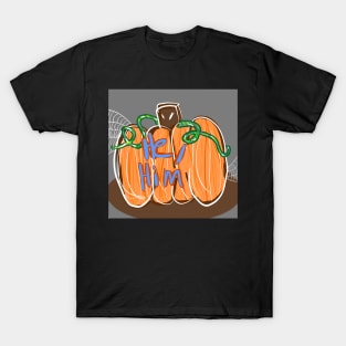 Halloween pumpkin  he/him T-Shirt